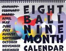 Load image into Gallery viewer, 8-Ball 8-Month Calendar
